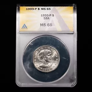 1999-P Susan B. Anthony Dollar 1 $ - ANACS GRADED MS65 - Bild 1 von 4