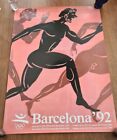 1992 Olympics Olympic Games Barcelona Official ORIGINAL POSTER 27x19.5 