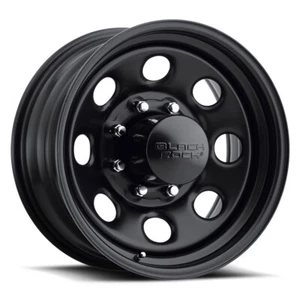 BLACK ROCK 997 Type 8 Rim 15X8 5X139.7 Offset -13 Matte Black (Quantity of 4) - Picture 1 of 2