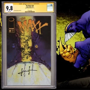 CGC 9.8 SS The Maxx #25 signed by Sam Kieth White Pages 1996 - Picture 1 of 2