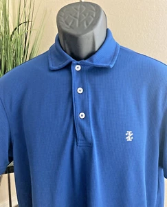 POLO GOLF UOMO BLU MEDIA IZOD - Foto 1 di 5