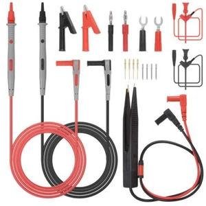 Messleitungen für Multimeter Zubehör Prüfkabel Set Bananenstecker Prüfspitzen DE - Bild 1 von 14