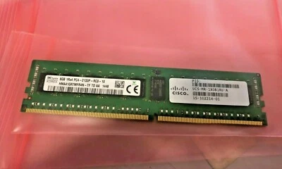 CISCO 15-102214-01 8GB (1x8Gb) DDR4-2133 PC4-17000 1rx4 Ecc Registrado  Foto 1 de 2