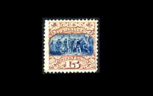 USA Briefmarke gebraucht, ss#119 extrem leichter schwarzer Stempel - Bild 1 von 1