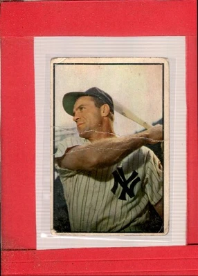Bowman 1953 color #84 Hank Bauer F Fair Yankees ID:67206 Foto 1 de 2