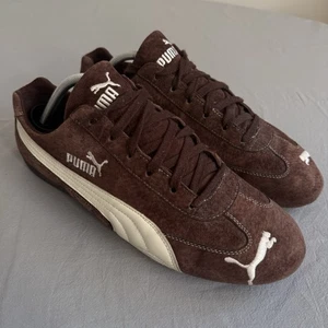 Zapatillas deportivas vintage Puma Speedcat marrón gamuza/cuero Y2K Hype para hombre talla US 11 - Imagen 1 de 9
