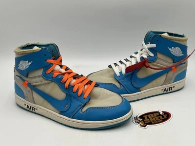 Nike Air Jordan Retro 1 High OG Off White Unc 2018 Talla 12 Auténticas Universitarias Foto 1 de 4