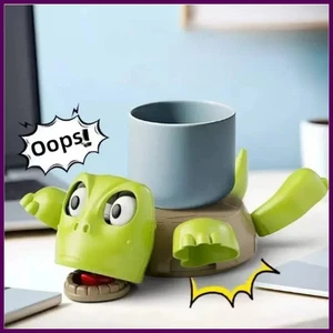 Niedliche lustige Schildkröte Untersetzer drücken googly Augen Gliedmaßen offene Matte kreativ - Bild 1 von 28