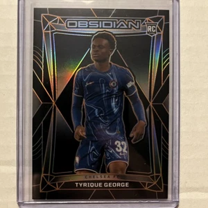 Tyrique George 2024-25 Panini Obsidian SSP Base 12/40 Chelsea FC Pack Fresh - Picture 1 of 2
