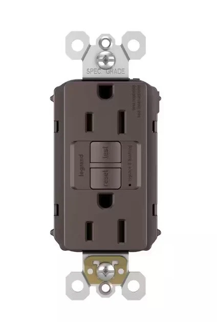 Legrand radiant 15 Amp 125 Volt Tamper Resistant GFCI Duplex Outlet - Image 1 of 1