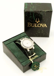 Bulova 4806 NOS Herren Chronorgraph Automatik Stahl Gold Day Date OVP - Picture 1 of 4