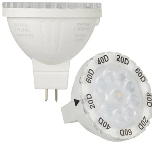 MR16 LED Bulb 12V 50W Equivalent Halogen GU5.3 Pin Base 5W 3000K Daylight 4Pack - Picture 1 of 1