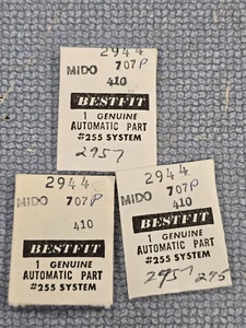 3 x New Mido 707P Wristwatch Oscillating Weight Gear Lot - Watchmaker - Picture 1 of 1