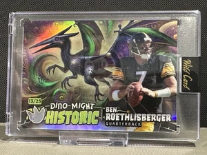 Ben Roethlisberger 2024 Wild Card Prehistoric #PHPTE1-BR /25 - Bild 1 von 2