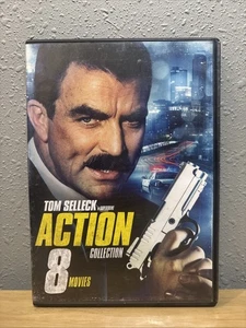 8 Movie Collection Tom Selleck Kiefer Sutherland Action DVD 2 Disc Set - Imagen 1 de 2