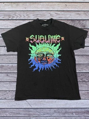Camiseta Sublime Sun Logo Brilla en la Oscuridad Talla Med Foto 1 de 4