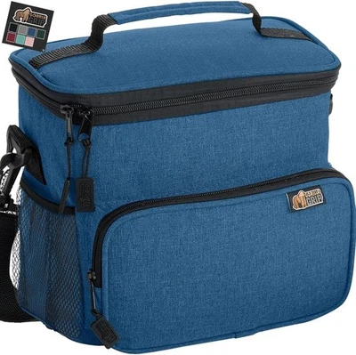 Bolsa de lonchera aislada reutilizable GORILLA GRIP para mujeres hombres, 15L, a prueba de fugas GRANDE Foto 1 de 2