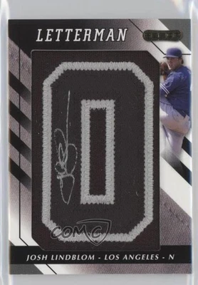 2008 Razor Letterman Numbered to 5 Black/Silver /5 Josh Lindblom #JSL Auto - Image 1 of 2