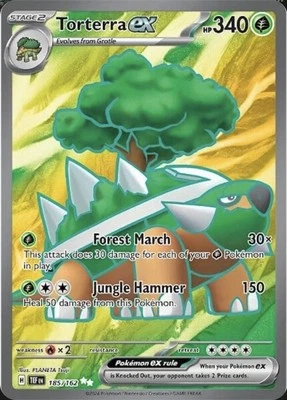 Torterra ex 185/162 Sv05: Temporal Forces Holo - Image 1 of 4