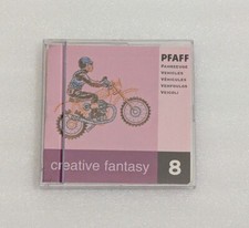 PFAFF Card 8 Creative Fantasy Vehicles Cars Trucks Motorcycle Embroidery Machine