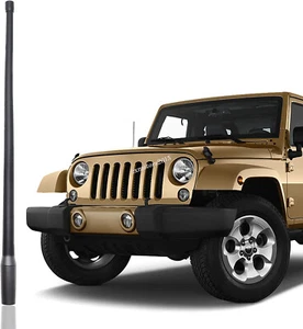 Mástil de antena de radio de 13" para Jeep Wrangler 2007-2018 JK JKU JL JLU Rubicon Sahara - Imagen 1 de 9
