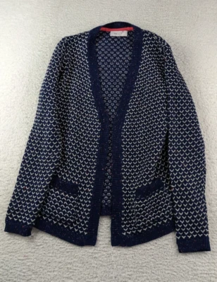 Per Una With Wool Cardigan Women's S Blue Pockets Long Sleeve - Image 1 of 4