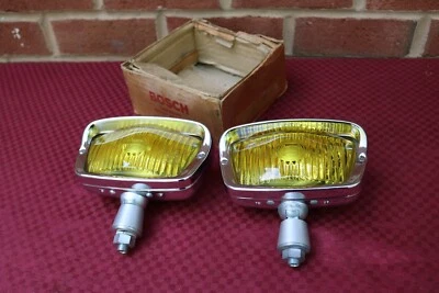 NUEVO DE COLECCIÓN BOSCH AMBER LUCES ANTINIEBLA CON CAPUCHA VW PORSCHE 356 911 MERCEDES 0305250002 Foto 1 de 4