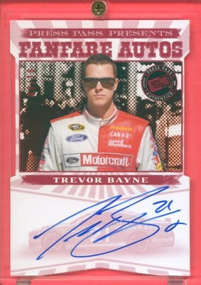 TREVOR BAYNE 2013 PP FanFare Autograph Red 09/10 # FFA-TB Authentic Autograph - Image 1 of 2