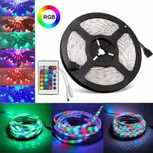 Led Strip Lights 16.4ft RGB LEDs Color Changing for Bedroom Desk Home Decoration - Picture 1 of 11