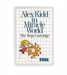 ALEX KIDD IN MIRACLE WORLD SEGA MASTER SYSTEM FRIDGE MAGNET IMAN NEVERA - Foto 1 di 1