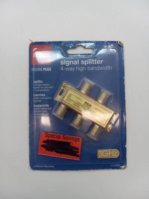 RCA DH44SPE Signal Splitter 4-way High Bandwidth, 3 GHz - Image 1 of 2