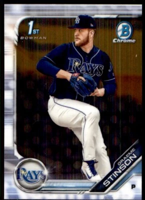 2019 Bowman Draft Chrome Graeme Stinson Tampa Bay Rays #BDC-116 - Image 1 of 2