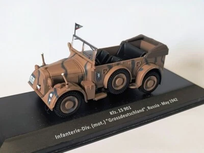 Kfz. 15 901 Grossdeutschland div. 1942 1/43 - Altaya No12 - Image 1 of 4