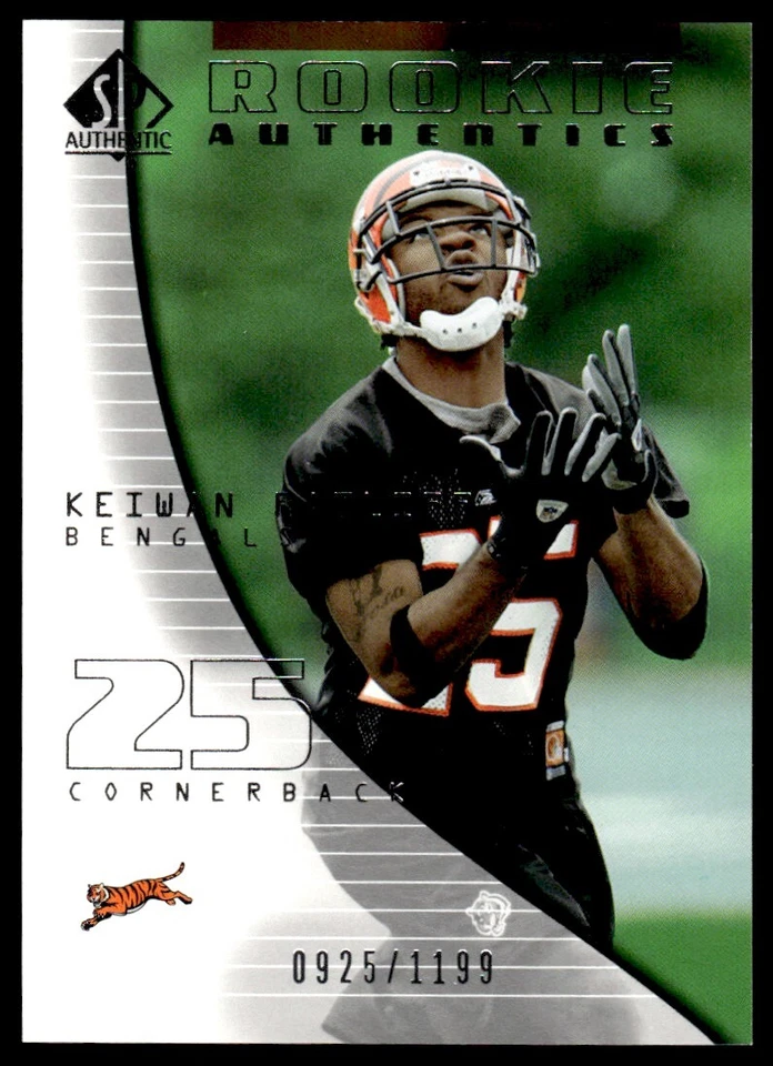 2004 SP Authentic Keiwan Ratliff Rookie 0925/1199 Cincinnati Bengals #95 R140 - Image 1 of 2