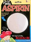 GIANT ASPIRIN - Over The Hill - Old Age is a big Headache! Novelty Gag Joke Gift