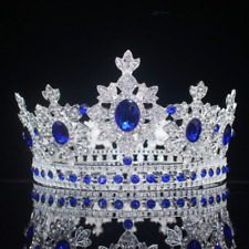 Crystal Queen King Tiaras and Crowns Bridal Hair Headpiece Jewelry Accessories