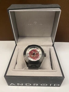 ANDROID AD651 Seagull TY2807 Automatic Watch • Red Dragon Black Leather with Box - Picture 1 of 18