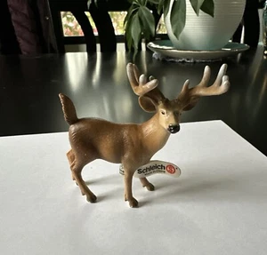 2002 Schleich Deer Modellino Buck maschio - Foto 1 di 4