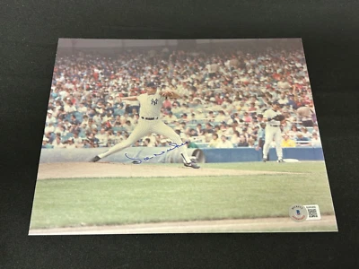 Foto 8x10 firmada por Joe Niekro de los Yankees de Nueva York BAS 890 Foto 1 de 4