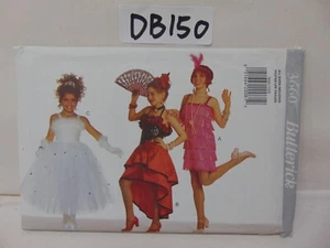 BUTTERICK COSTUME SEWING PATTERN UNCUT 3660 KIDS GIRLS FLAPPER BALLERINA DANCER - Picture 1 of 3