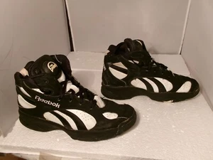 Vintage Reebok Pump Above the Rim Women 8.5 Black/White Needs Refurbishing As Is - Picture 1 of 17
