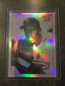 2017 Bowman 1948 Bowman Reproduktion Chrome Hank Aaron - Bild 1 von 2