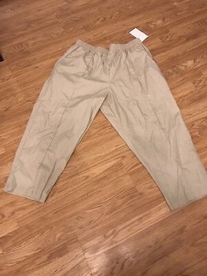 "Pantalones Médicos 3X Nuevos con Etiquetas Landau Clásicos Cosidos Bolsillos con Pliegue 27"" Entrepierna" Foto 1 de 4