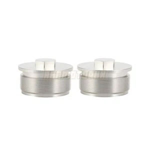 Tapas horquilla delanteras pernos cubiertas ajustadores para BMW F800GS 2008-2012 31427705889 - Imagen 1 de 5