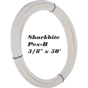 Sharkbite 3/8'' X 50' White Polyethylene Pex Coil Tubing - Picture 1 of 6