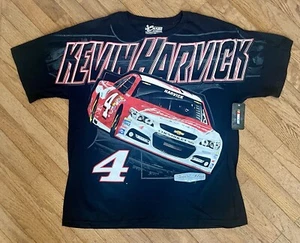 Camisa NASCAR Kevin Harvick AOP Talla XL 2014 Champion Black Chase Authentics # 4 - Imagen 1 de 5