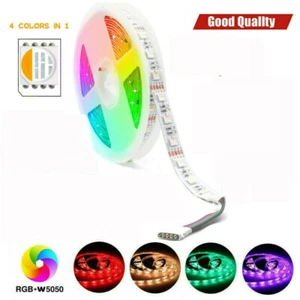 24V LED Streifen Strip RGBW RGB+Warmweiß 4 in1 60led/m Leiste 5050 Band Dimmbar - Bild 1 von 13