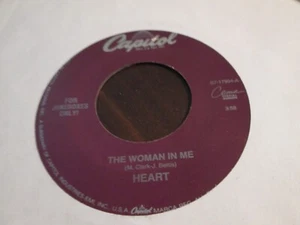 HEART - The Woman In Me / Sneaking' Suspicion For Jukeboxes Only 45 - Picture 1 of 2