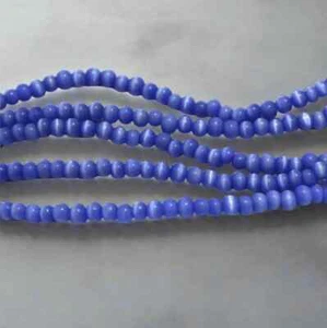 Cat's Eye Round Beads 4 mm For Bracelet Jewelry Making 110Pcs - Picture 1 of 29