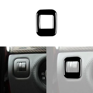 Glossy Piano Black Dim Light Control Cover Trim For Porsche Cayenne Sport - Picture 1 of 12